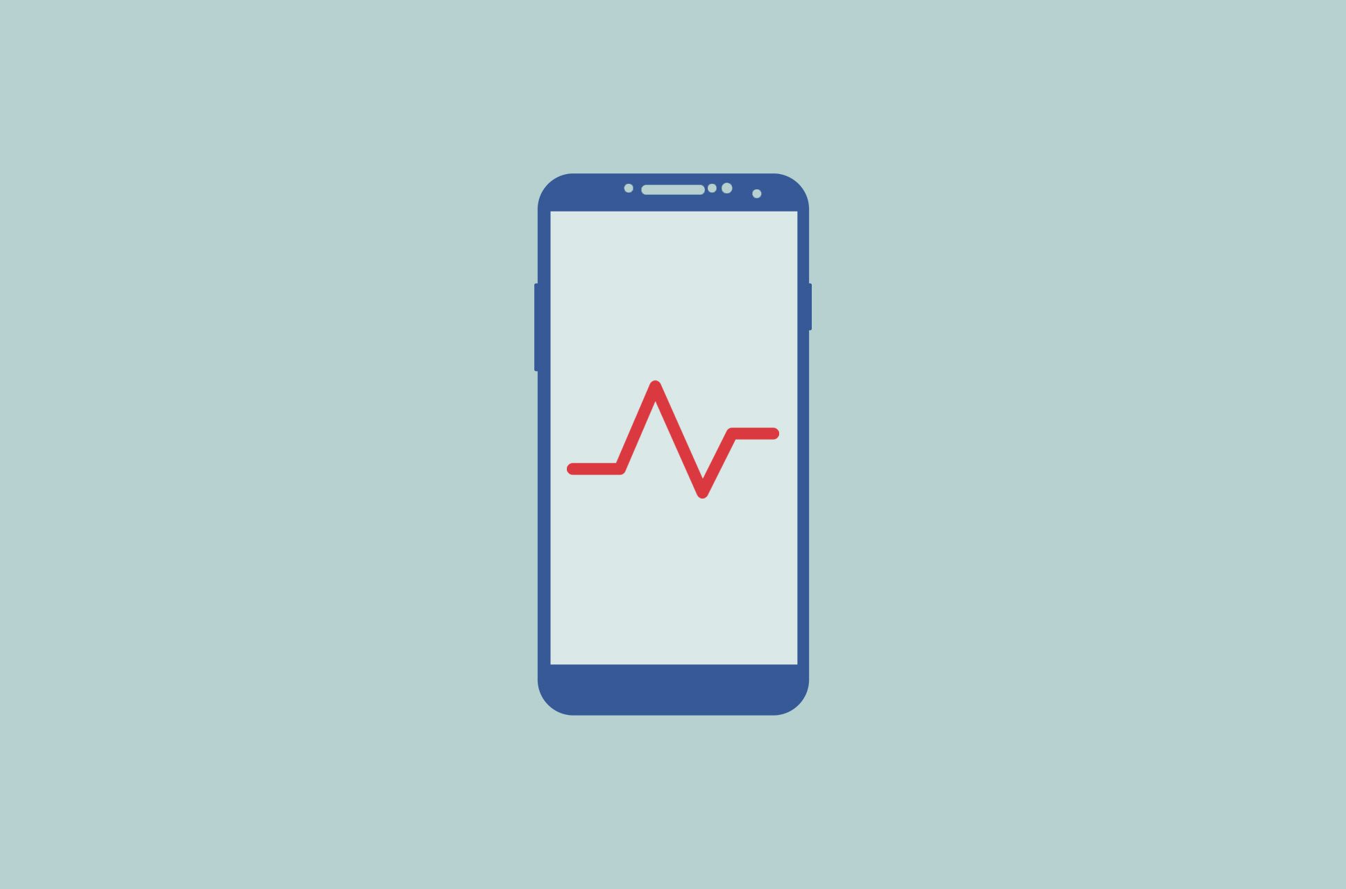 Smartphone zeigt schwache Lebenszeichen wegen Viren.