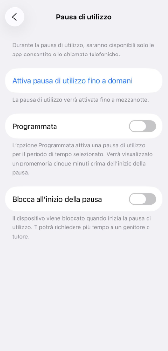 Scheduled Downtime setup screen with start and end times.