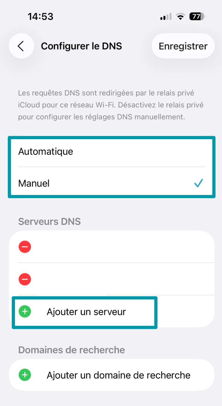 Change The Settings Fr