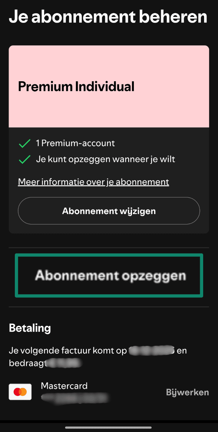 Tap Cancel Subscription Nl