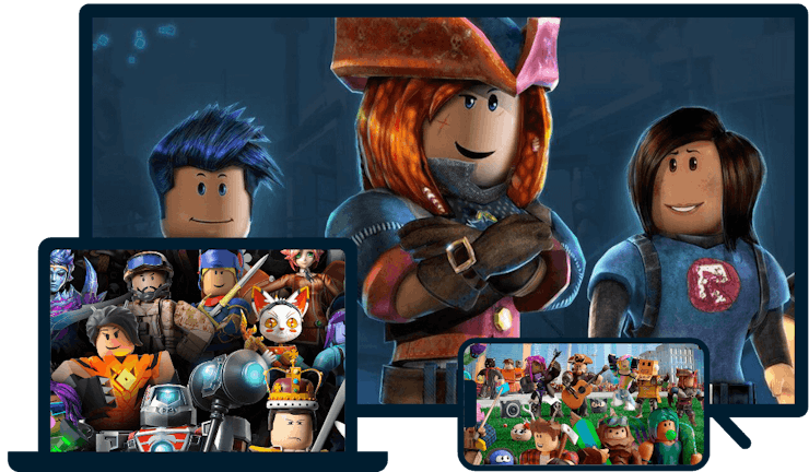 여러 기기에서 로블록스