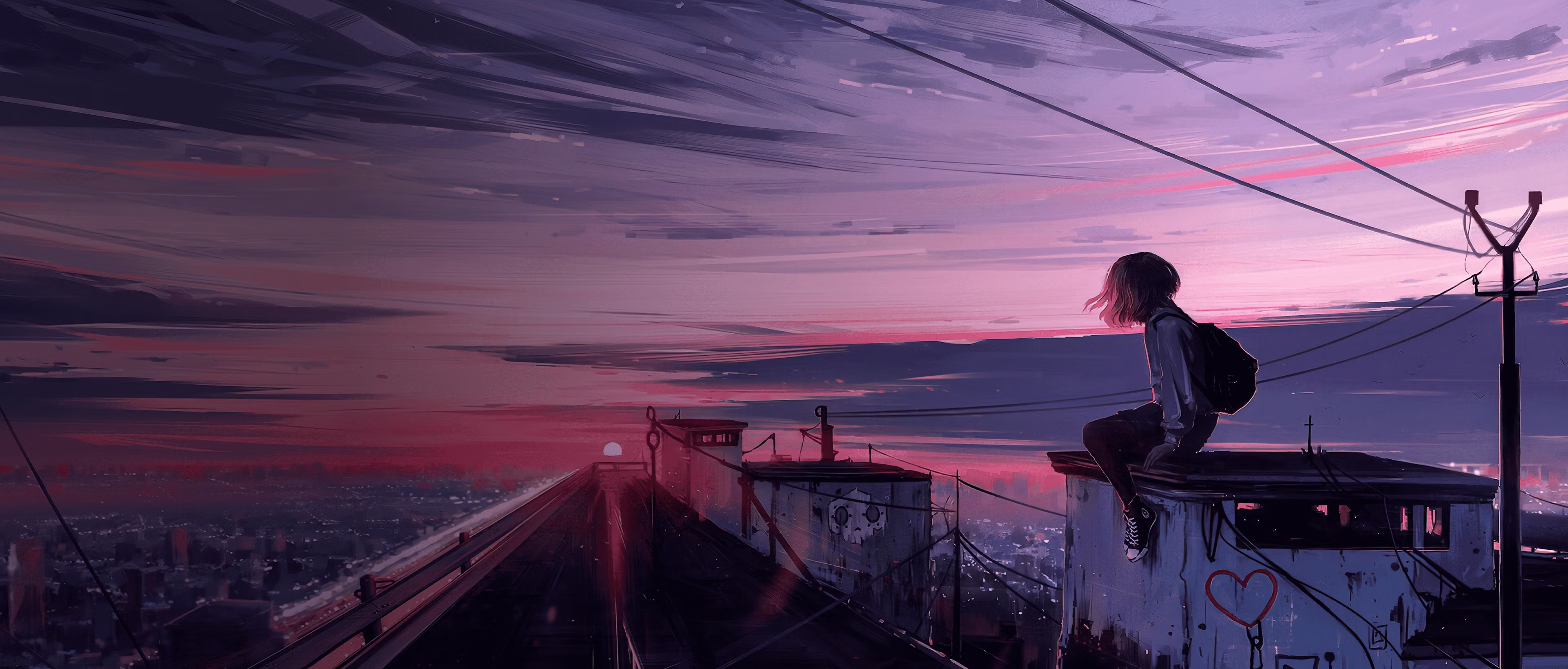 niño viendo anime en un proyector