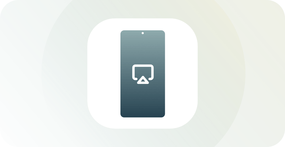 Zrcadlení nebo vysílání do TV s VPN.