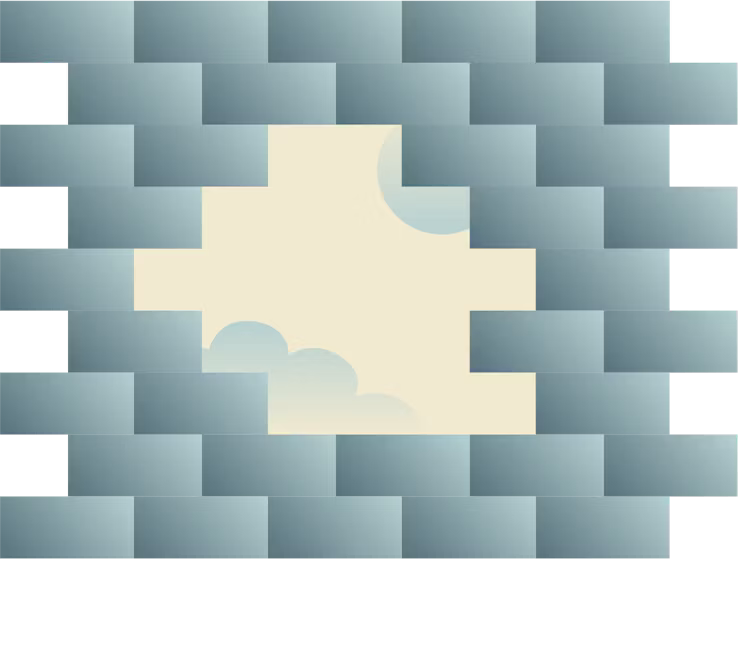 Murstensvæggen er brudt.