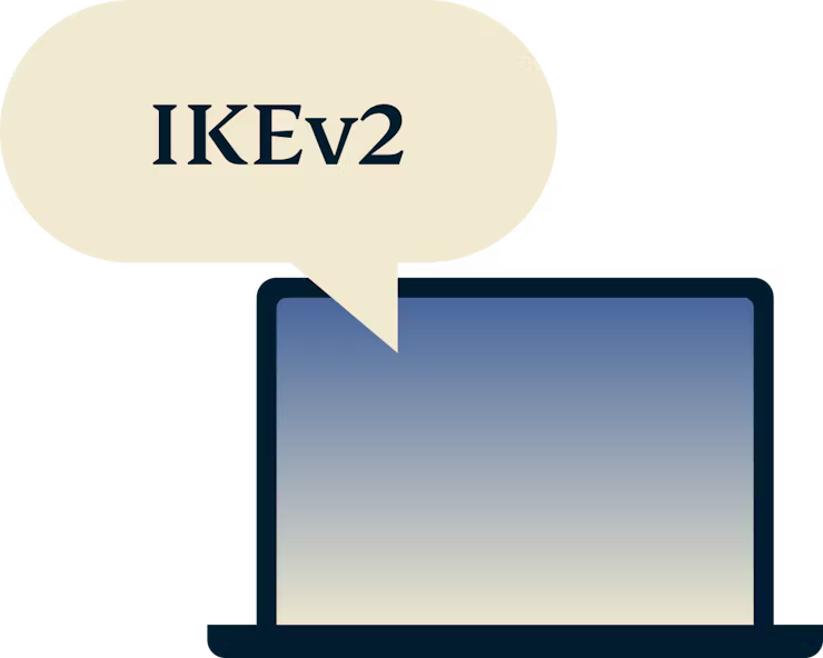 IKEv2/IPsec을 설정하세요.