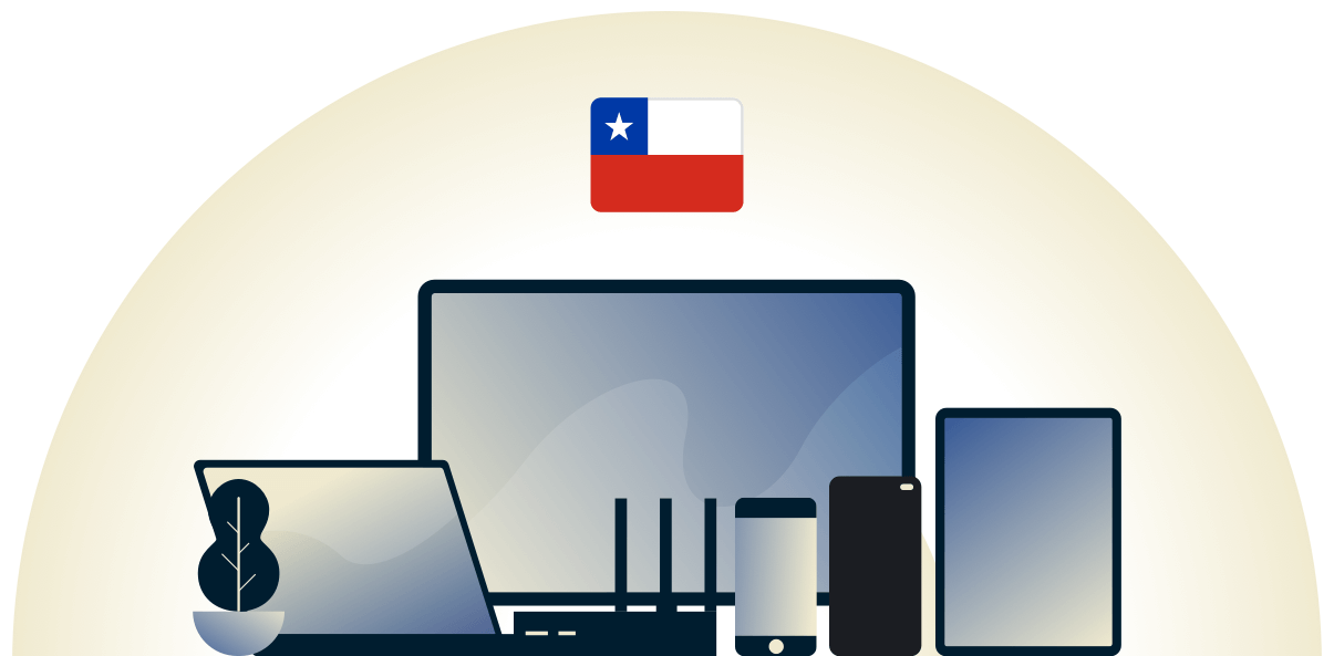 VPN for Chile beskytter en rekke enheter.