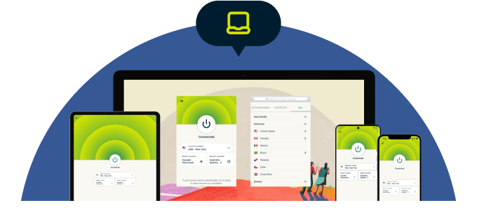 Anslut på 14 enheter Installera ExpressVPN på alla dina enheter och anslut upp till 14 enheter samtidigt.