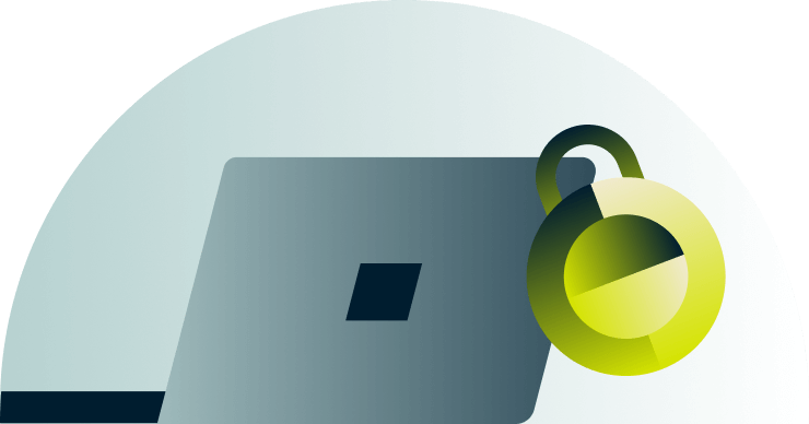 Zámek symbolizující zabezpečení.