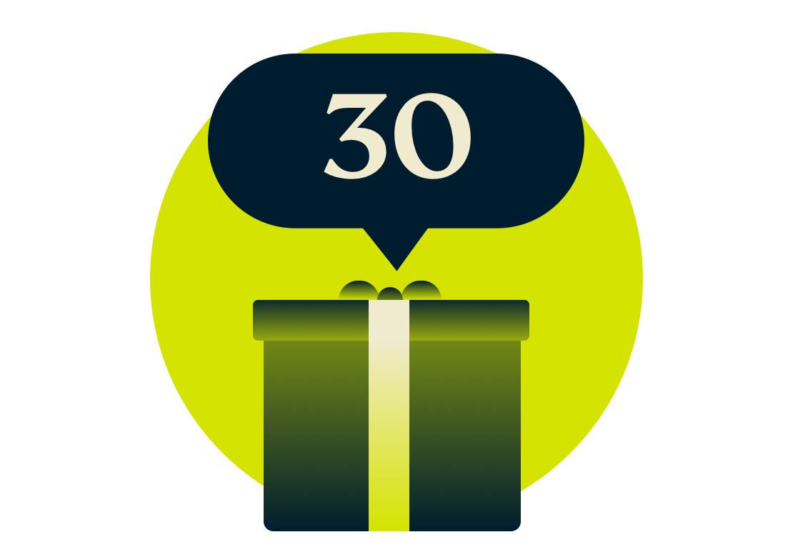 Zarówno Ty, jak i Twój przyjaciel otrzymacie 30 dni darmowych usług VPN.