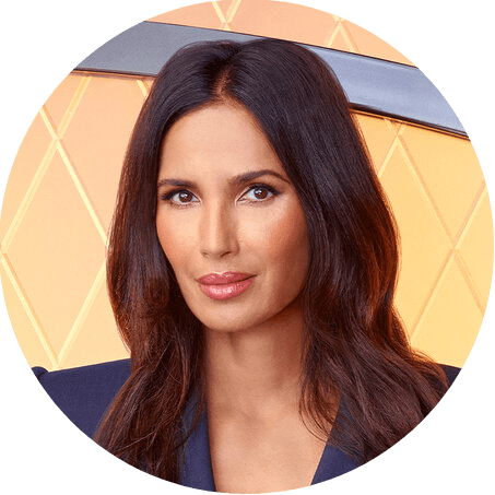Padma Lakshmi, Top Chefin juontaja.