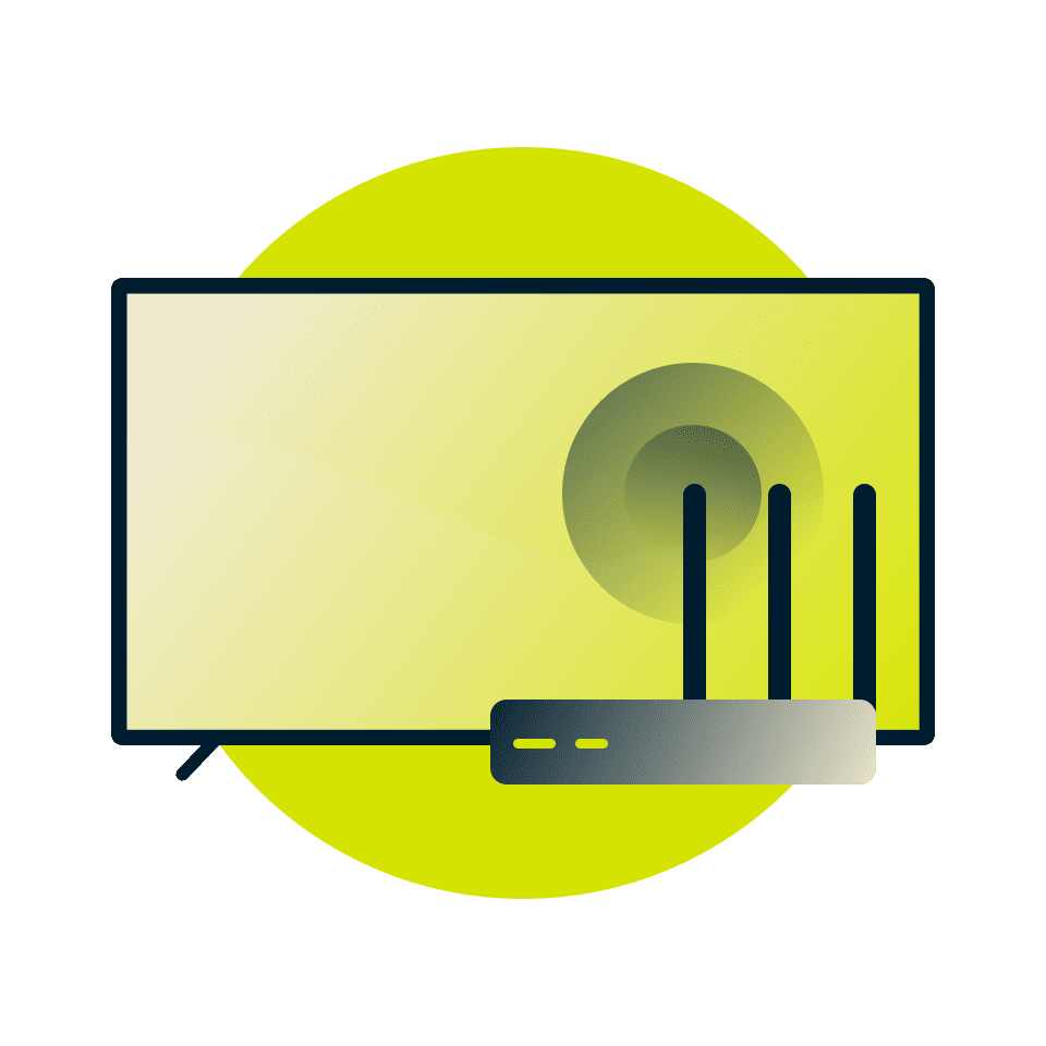 Sluit uw smart TV aan op een VPN-geschikte router.